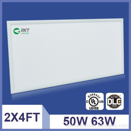 UL DLC 50W 63W 2X4ft ultra thin led light panel